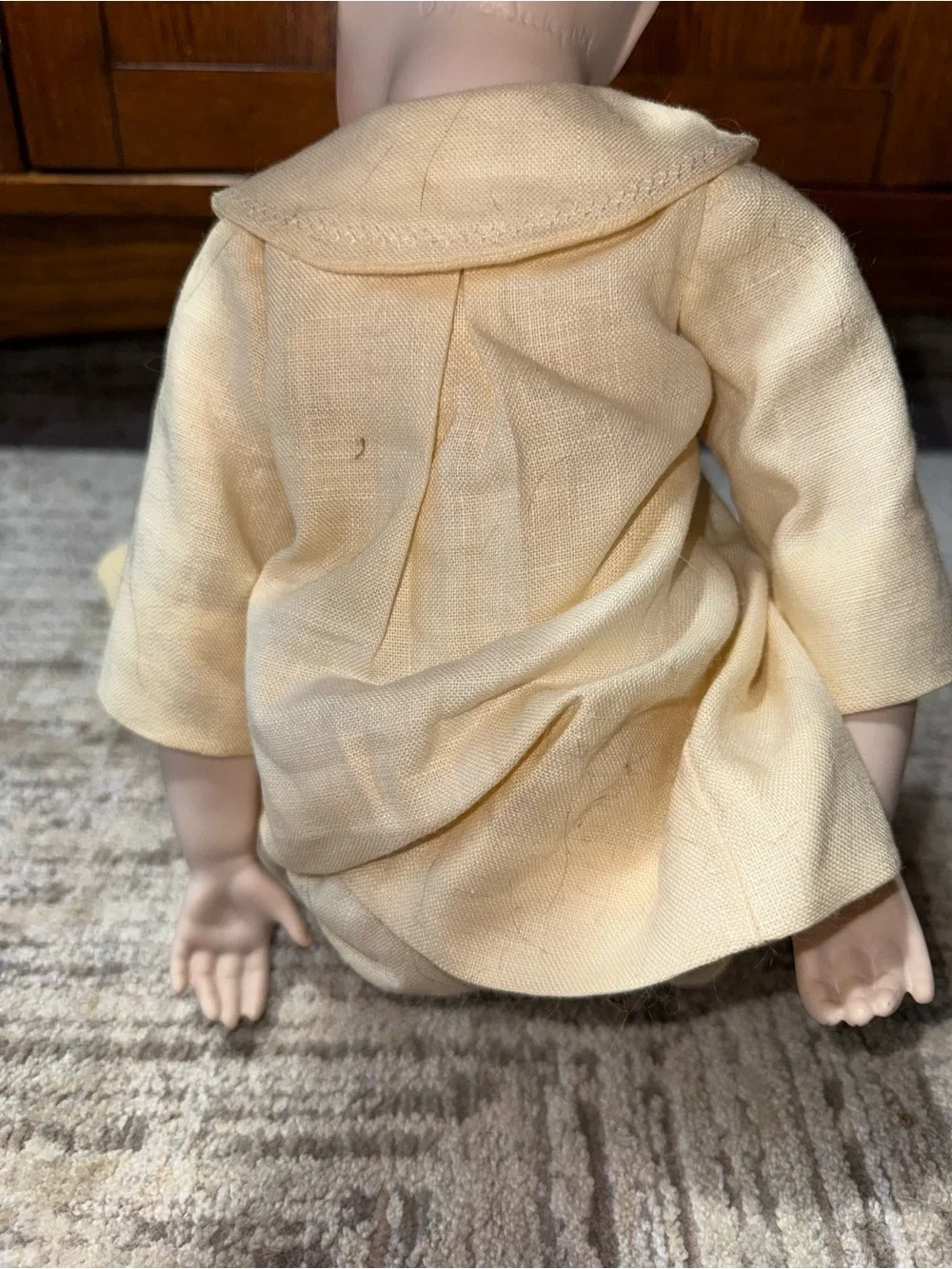 Vernon Seeley 1970’s bisque porcelain reproduced antique doll mold boy doll